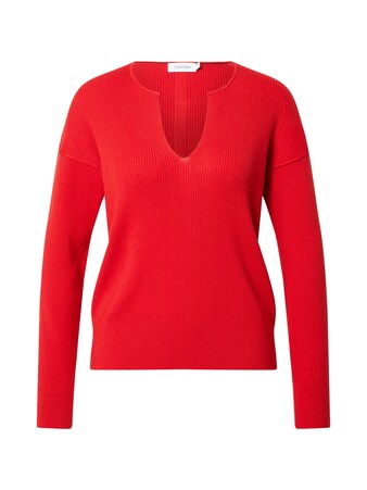 Pullover 'Harper True Logo' in Rot & Schwarz