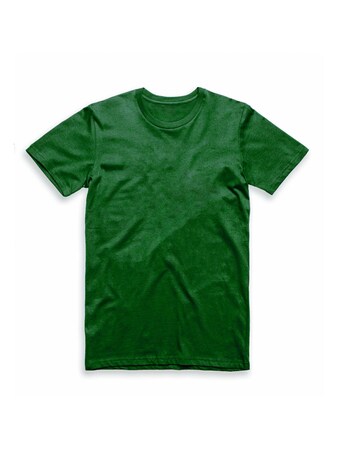 Cotton T-shirt with 5 Color Variation in Grün