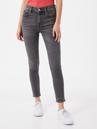 Slim Jeans in Grau