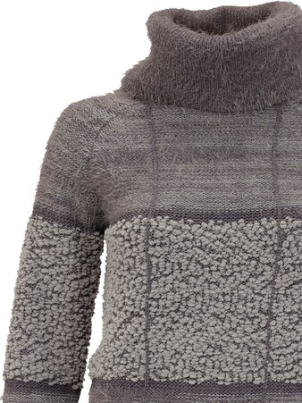 Rollkragen Pullover in Grau