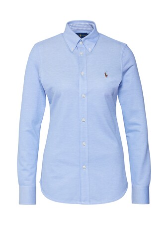 Polo Ralph Lauren Bluse 'HEIDI' in Blau & Weiß